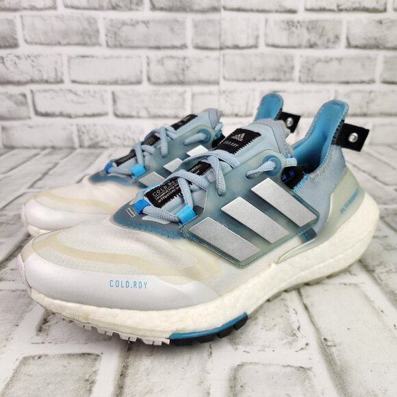 Adidas UltraBoost 22 Cold RDY Men\'s Sz 7.5 White Blue Gray Running Sneaker Shoes main image 8